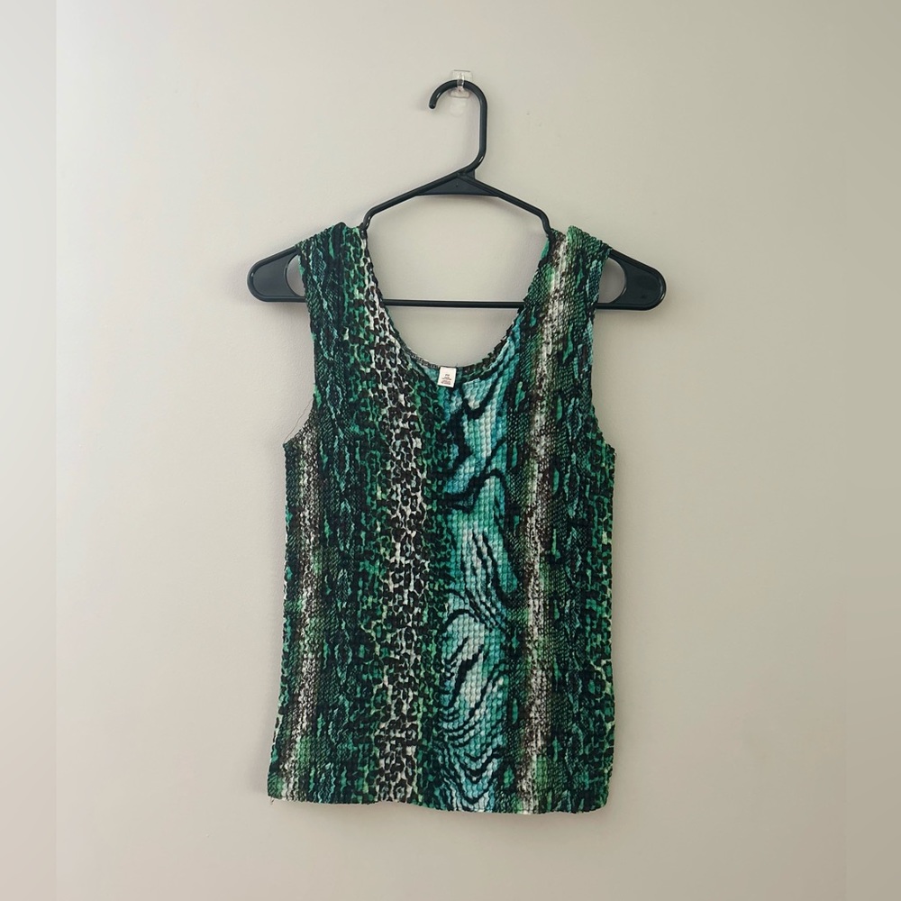 Vintage multi colored tank